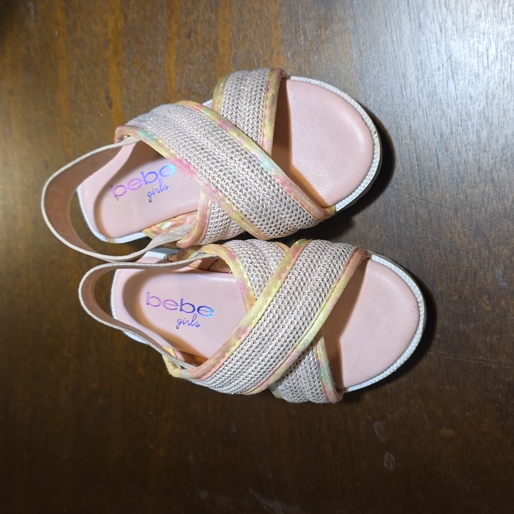 Bebe girls‎ sandals size 5